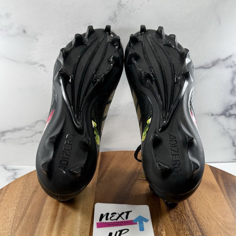 Mens size 8.5-Adidas Adizero Impact Speed Coronation Black Rose Football Cleats - Picture 7 of 10
